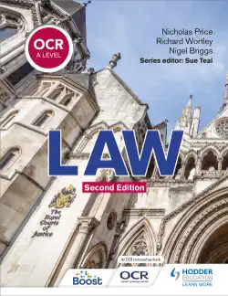 ocr a level law second edition book cover image