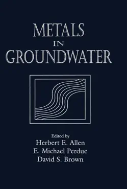 metals in groundwater book cover image