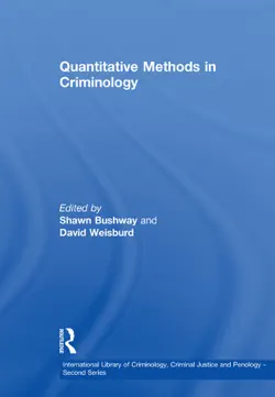 quantitative methods in criminology book cover image