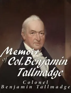 memoir of col. benjamin tallmadge book cover image