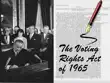 The Voting Rights Act of 1965 synopsis, comments