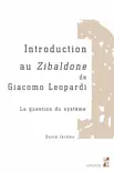 Introduction au Zibaldone de Giacomo Leopardi sinopsis y comentarios