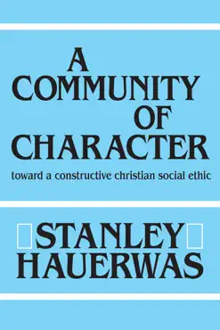 a community of character book cover image