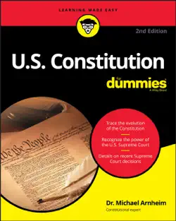 u.s. constitution for dummies book cover image