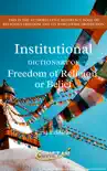 The Institutional Dictionary of Freedom of Religion or Belief synopsis, comments