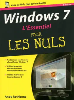 windows 7, l'essentiel pour les nuls book cover image