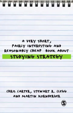 a very short, fairly interesting and reasonably cheap book about studying strategy book cover image