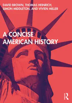 a concise american history book cover image