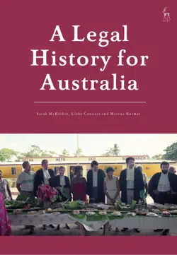 a legal history for australia imagen de la portada del libro