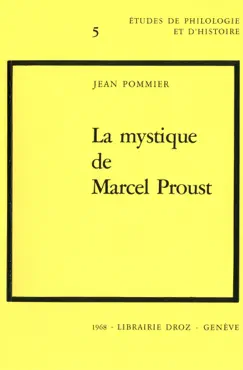 la mystique de marcel proust imagen de la portada del libro