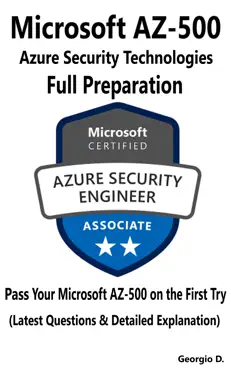 microsoft az-500 certification azure security technologies full preparation book cover image
