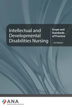intellectual and developmental disabilities nursing book cover image