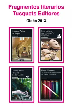 fragmentos literarios tusquets editores otoño 2013 book cover image