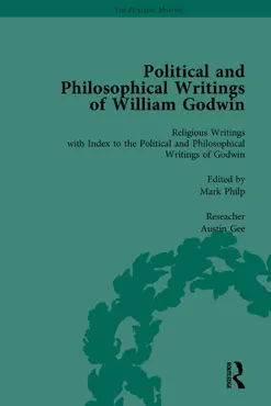 the political and philosophical writings of william godwin vol 7 book cover image