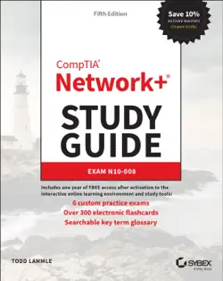 comptia network+ study guide book cover image
