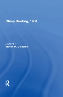 china briefing, 1984 book cover image