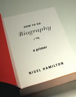 how to do biography book cover image