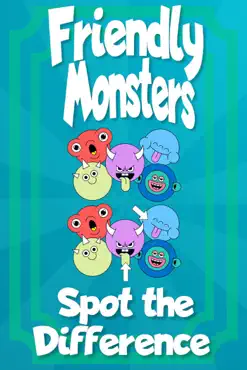 friendly monsters spot the difference book cover image