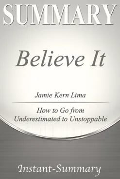 believe it summary book cover image