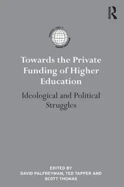 towards the private funding of higher education book cover image