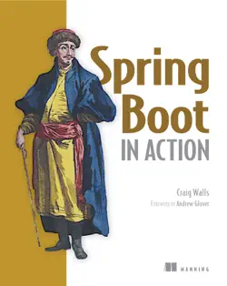 spring boot in action book cover image
