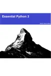 Essential Python 3 synopsis, comments