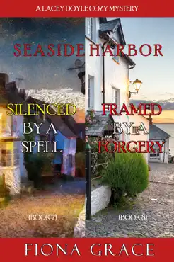 a lacey doyle cozy mystery bundle: silenced by a spell (#7) and framed by a forgery (#8) book cover image