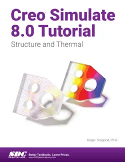 creo simulate 8.0 tutorial book cover image