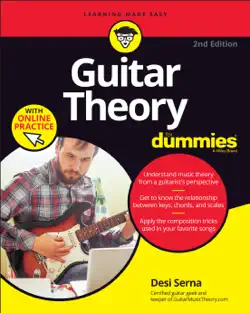 guitar theory for dummies with online practice book cover image