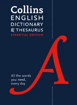 collins english dictionary and thesaurus essential book cover image