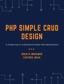 p.h.p simple c.r.u.d design book cover image