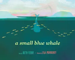 a small blue whale book cover image