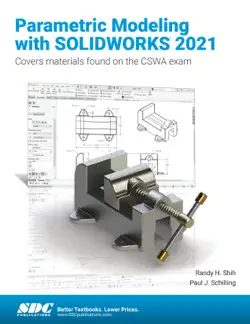 parametric modeling with solidworks 2021 book cover image