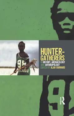 hunter-gatherers in history, archaeology and anthropology imagen de la portada del libro