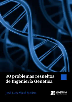 90 problemas resueltos de ingeniería genética imagen de la portada del libro