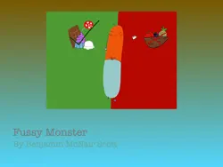 fussy monster book cover image