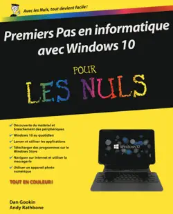 premiers pas en informatique avec windows 10 pour les nuls book cover image