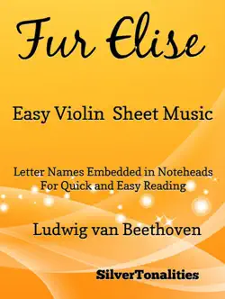 fur elise easy violin sheet music book cover image