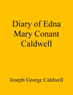 diary of edna mary conant caldwell book cover image