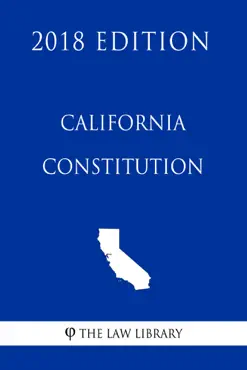 california constitution (2018 edition) book cover image