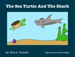 the sea turtle and the shark imagen de la portada del libro