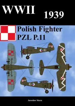 wwii 1939 polish fighter pzl p.11 book cover image