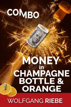 combo money in champagne bottle & orange book cover image