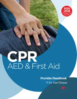 cpr, aed & first aid provider handbook book cover image