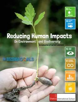 reducing human impacts on environment and biodiversity book cover image