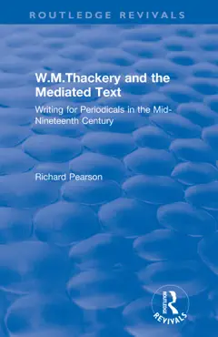 w.m.thackery and the mediated text book cover image