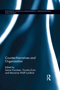 counter-narratives and organization book cover image