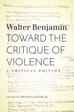 toward the critique of violence book cover image