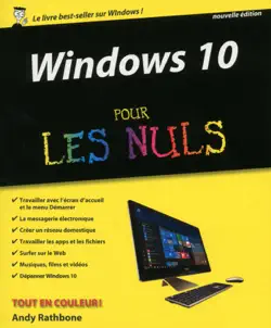 windows 10 pour les nuls, 2e book cover image