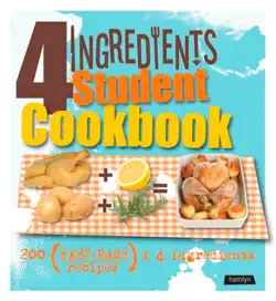 4 ingredients student cookbook book cover image